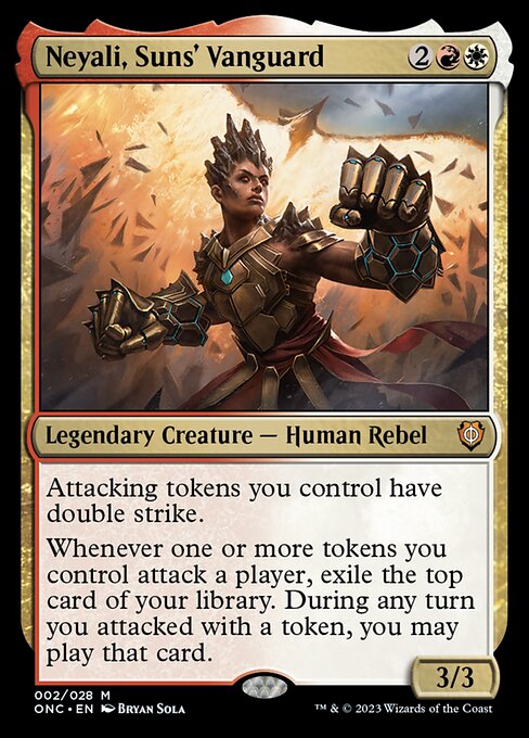 Neyali, Suns' Vanguard (Foil) - Commander: Phyrexia: All Will Be One