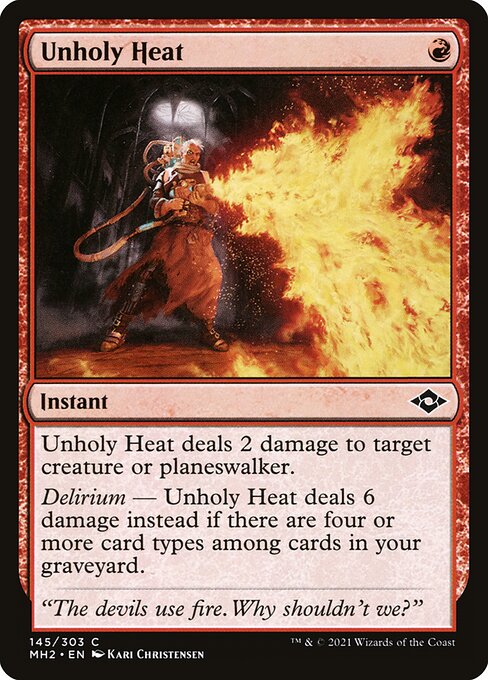 Unholy Heat (Foil) - Modern Horizons 2
