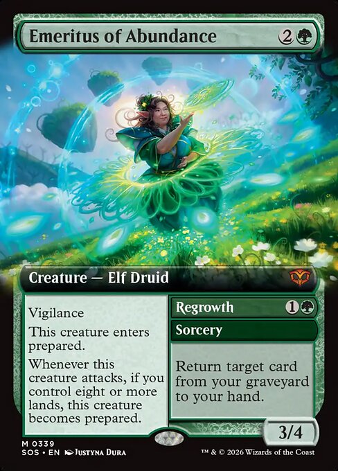 Emeritus of Abundance (Extended Art) - Secrets of Strixhaven