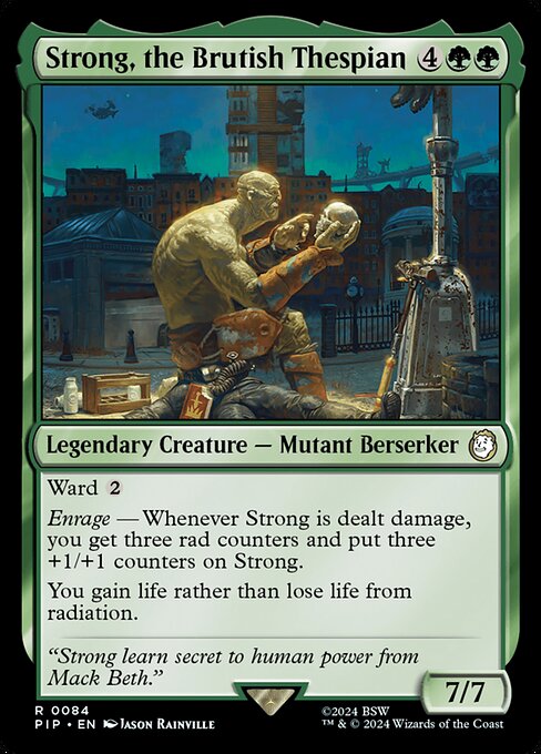 Strong, the Brutish Thespian - Universes Beyond: Fallout
