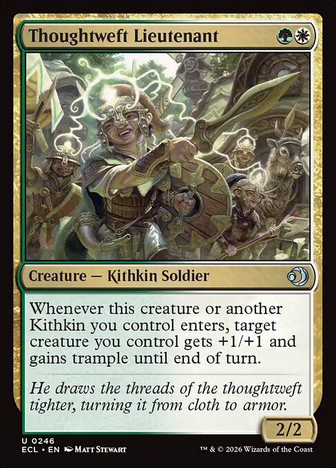 Thoughtweft Lieutenant - Lorwyn Eclipsed