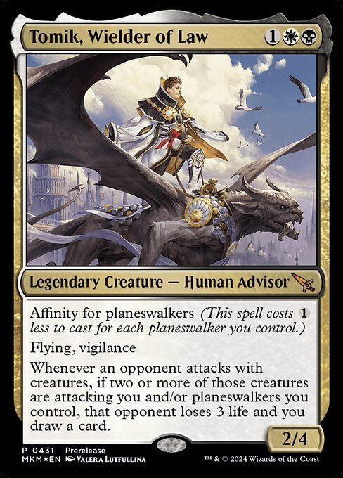 Tomik, Wielder of Law - Prerelease Cards