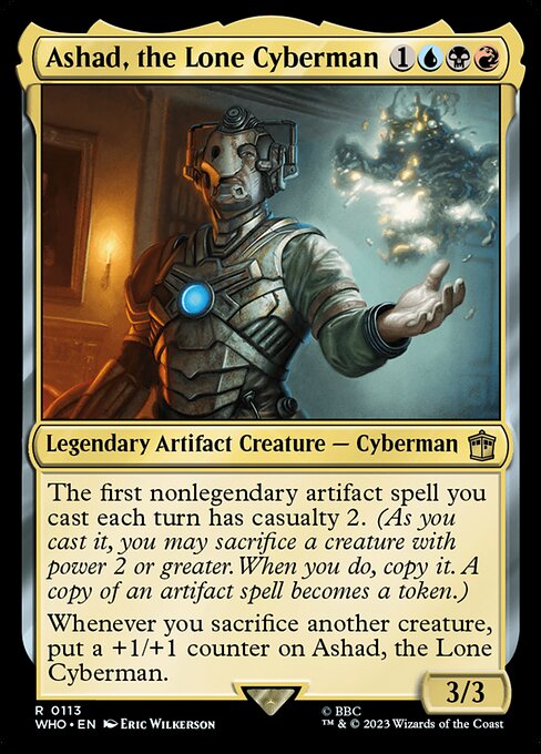 Ashad, the Lone Cyberman - Universes Beyond: Doctor Who