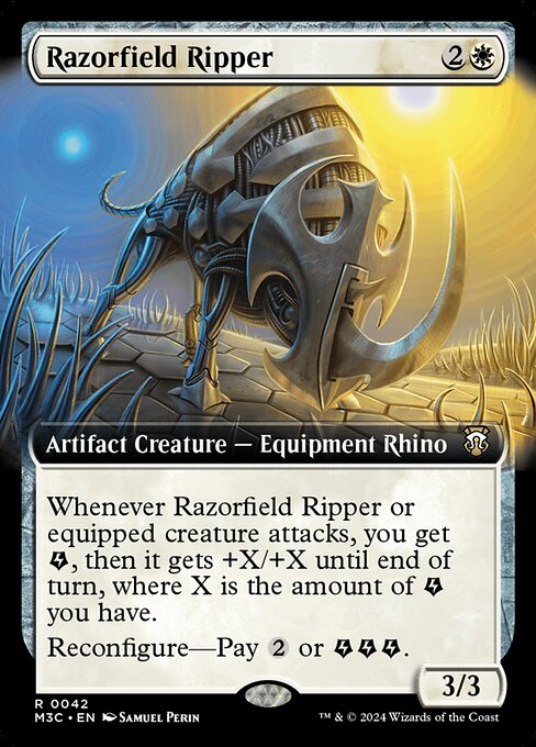 Razorfield Ripper (Extended Art) - Commander: Modern Horizons 3