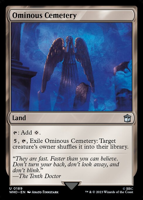 Ominous Cemetery - Universes Beyond: Doctor Who