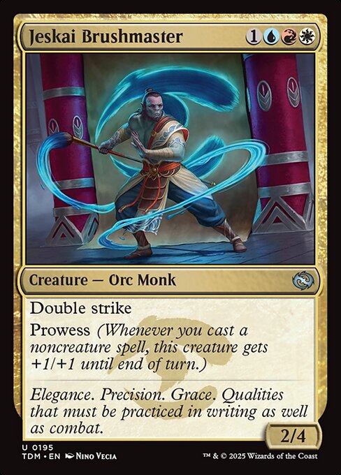 Jeskai Brushmaster - Tarkir: Dragonstorm