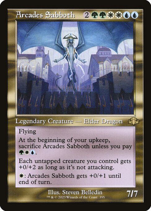 Arcades Sabboth (Retro Frame) - Dominaria Remastered