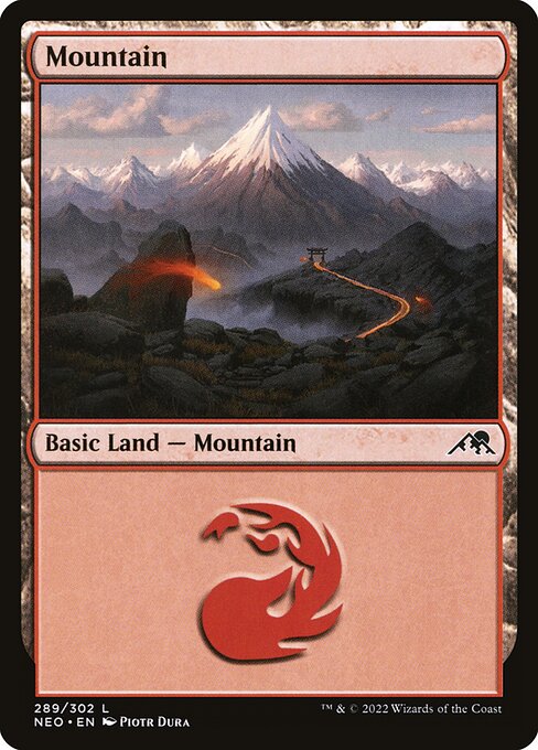 Mountain (289) - Kamigawa: Neon Dynasty