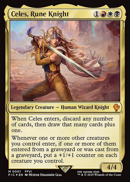 Celes, Rune Knight - Commander: FINAL FANTASY