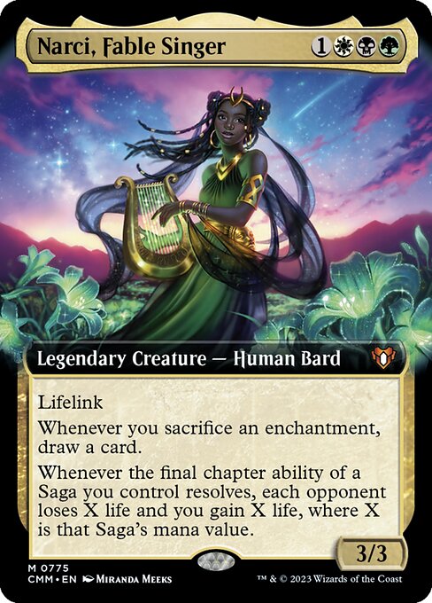 Narci, Fable Singer (Foil) - Commander Masters