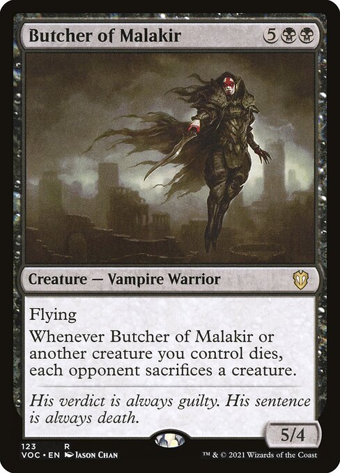 Butcher of Malakir - Commander: Innistrad: Crimson Vow