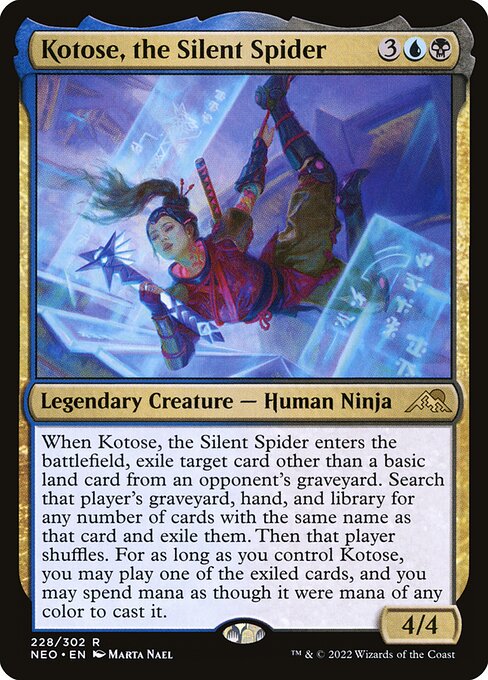 Kotose, the Silent Spider - Kamigawa: Neon Dynasty