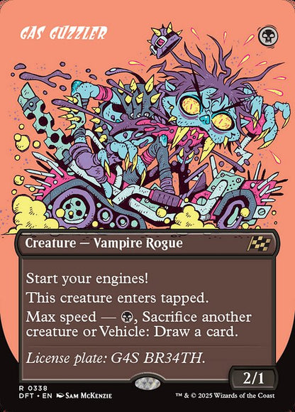 Gas Guzzler (Borderless) (Foil) - Aetherdrift