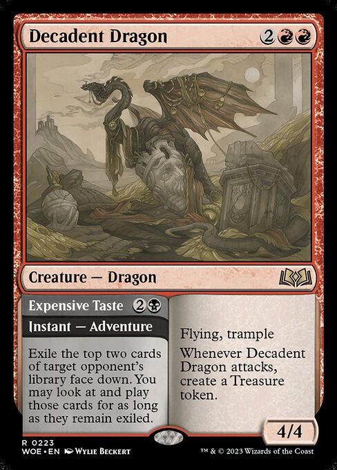 Decadent Dragon - Wilds of Eldraine