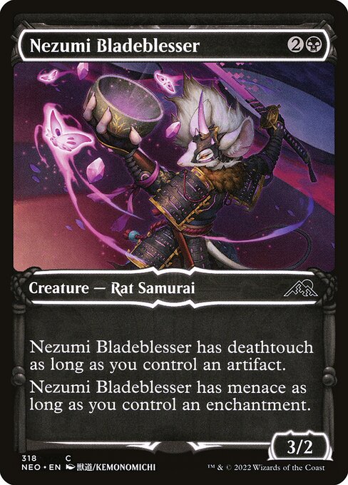 Nezumi Bladeblesser (Showcase) - Kamigawa: Neon Dynasty
