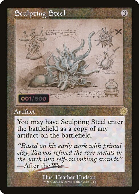 Sculpting Steel - The Brothers' War: Retro Frame Artifacts