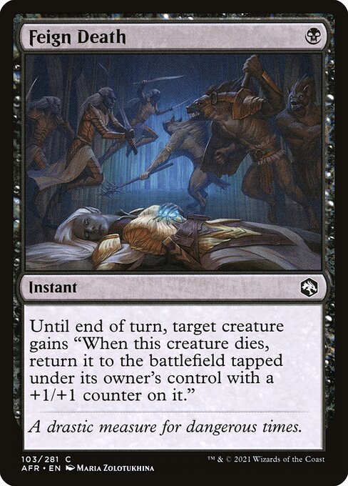 Feign Death (Foil) - Adventures in the Forgotten Realms
