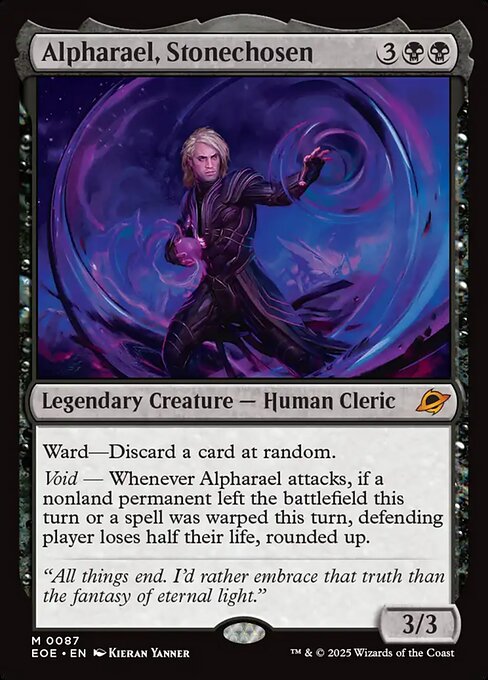 Alpharael, Stonechosen (Foil) - Edge of Eternities