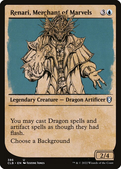 Renari, Merchant of Marvels (Showcase) - Commander Legends: Battle for Baldur's Gate