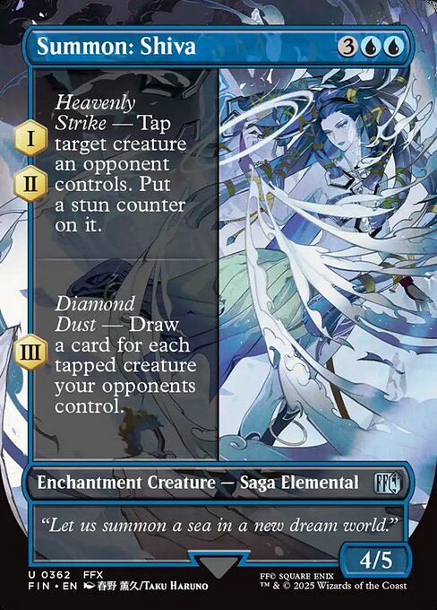 Summon: Shiva (Borderless) - FINAL FANTASY