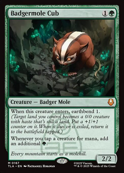 Badgermole Cub (Foil) - Avatar: The Last Airbender