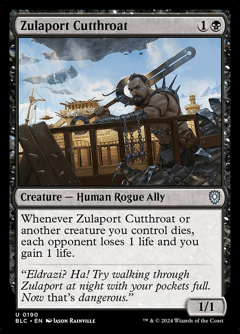Zulaport Cutthroat - Commander: Bloomburrow