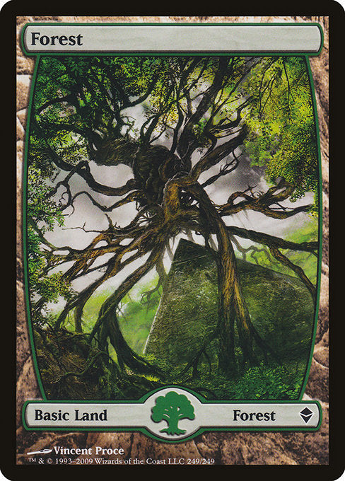 Forest (249) - Full Art - Zendikar