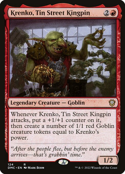 Krenko, Tin Street Kingpin - Commander: Dominaria United