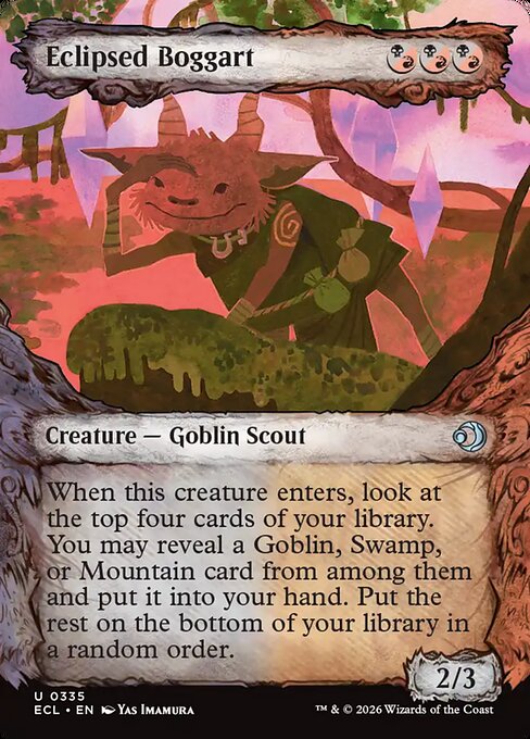 Eclipsed Boggart (Showcase) - Lorwyn Eclipsed