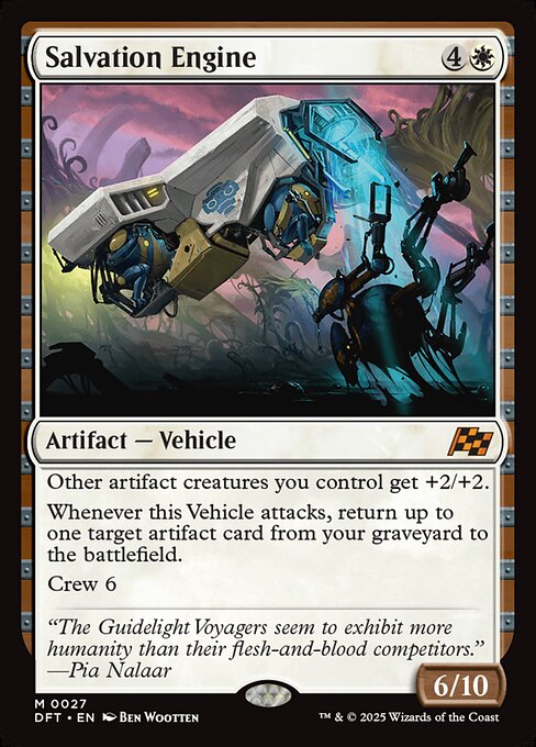 Salvation Engine (Showcase) (Foil) - Aetherdrift