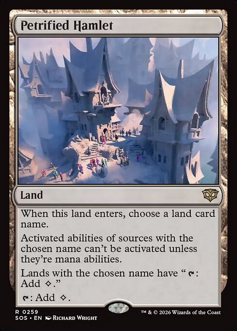 Petrified Hamlet (Foil) - Secrets of Strixhaven