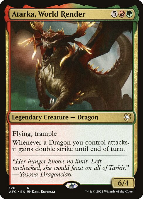 Atarka, World Render - Commander: Adventures in the Forgotten Realms