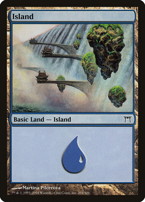 Island (294) (Foil) - Champions of Kamigawa