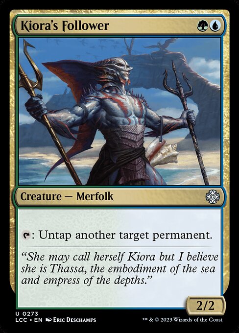 Kiora's Follower - Commander: The Lost Caverns of Ixalan