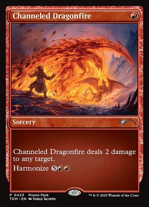 Channeled Dragonfire - Promo Pack: Tarkir: Dragonstorm