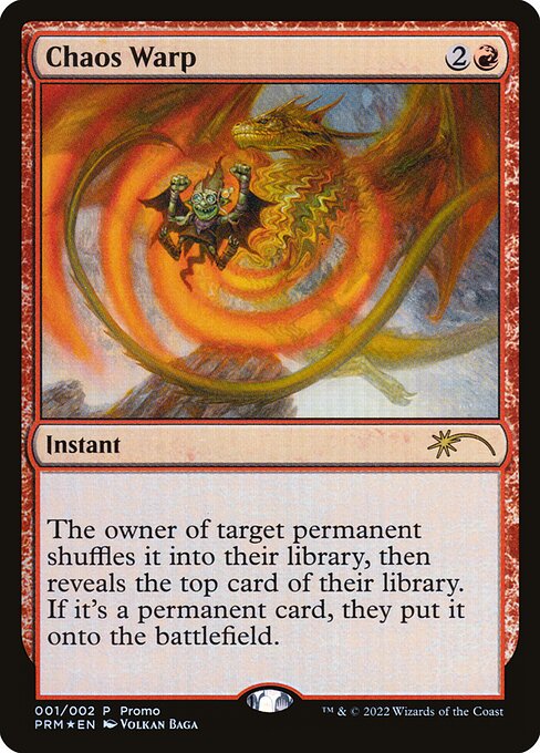Chaos Warp (Foil) - WPN & Gateway Promos