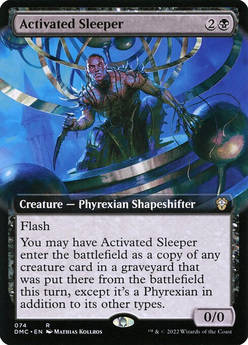 Activated Sleeper (Extended Art) - Commander: Dominaria United