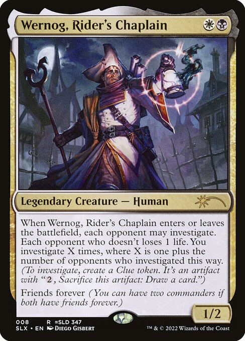 Wernog, Rider's Chaplain - SLX Cards