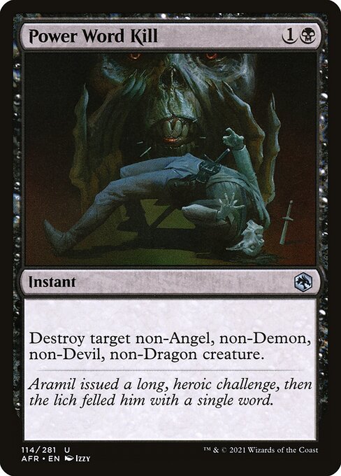 Power Word Kill (Foil) - Adventures in the Forgotten Realms