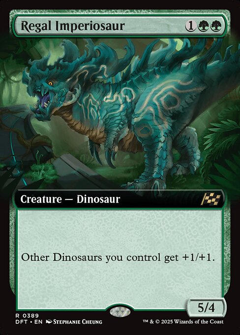Regal Imperiosaur (Extended Art) - Aetherdrift