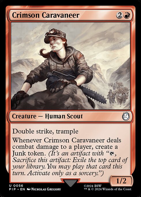 Crimson Caravaneer - Universes Beyond: Fallout