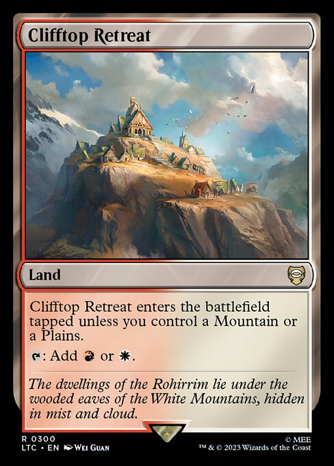 Clifftop Retreat - Commander: The Lord of the Rings: Tales of Middle-earth