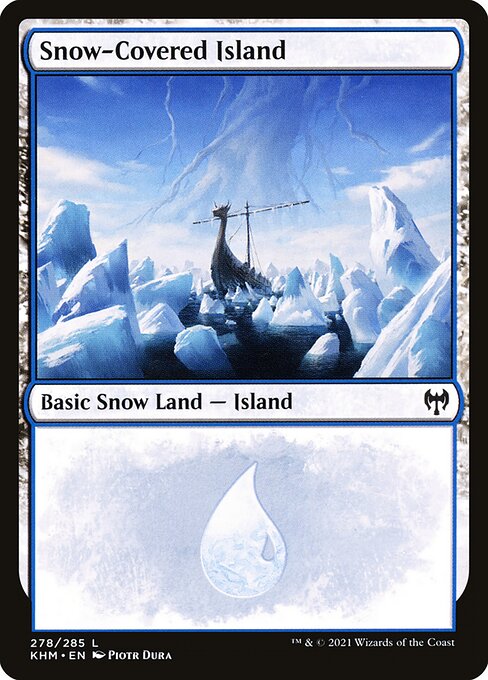 Snow-Covered Island (278) (Foil) - Kaldheim