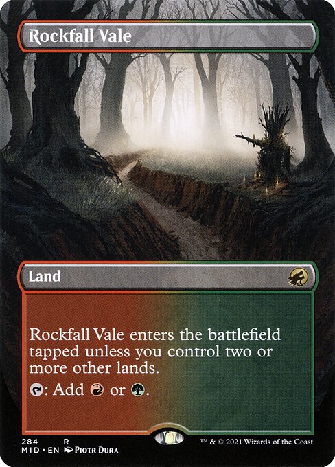 Rockfall Vale (Borderless) - Innistrad: Midnight Hunt