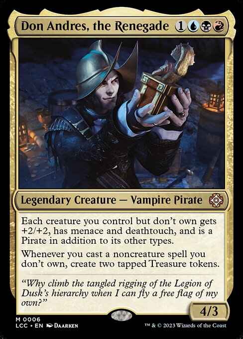 Don Andres, the Renegade (Foil) - Commander: The Lost Caverns of Ixalan