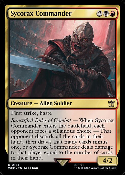 Sycorax Commander (Foil) - Universes Beyond: Doctor Who