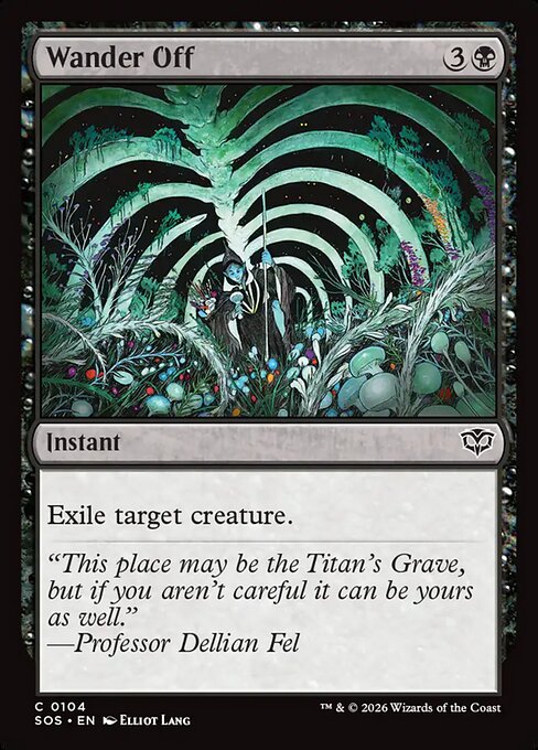 Wander Off (Foil) - Secrets of Strixhaven