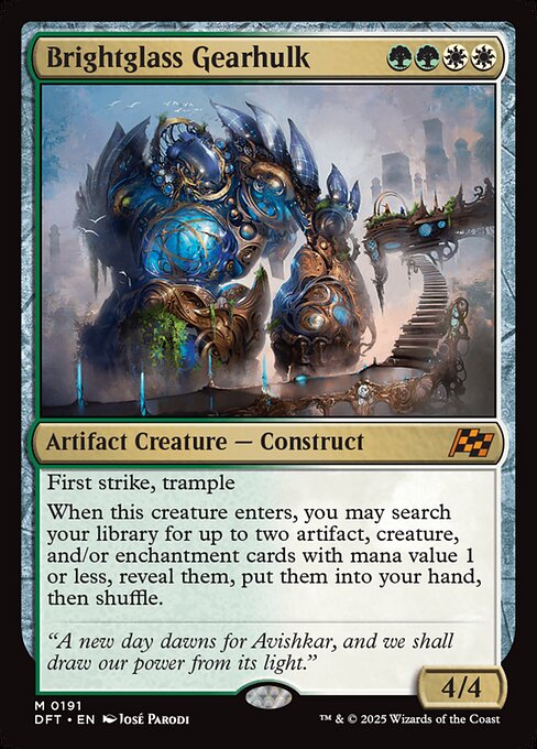 Brightglass Gearhulk (Foil) - Aetherdrift