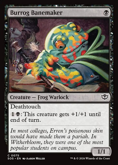 Burrog Banemaker (Foil) - Secrets of Strixhaven