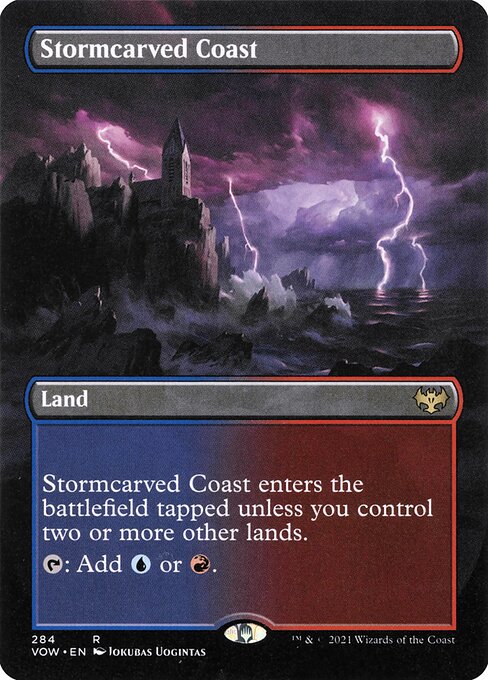 Stormcarved Coast (Borderless) - Innistrad: Crimson Vow
